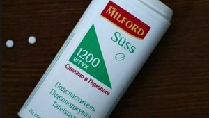 Мілфорд цукрозамінник: рідкий, таблетки, відгуки, склад, шкоду і користь