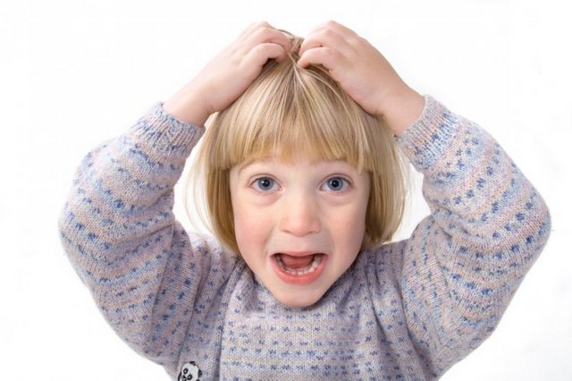Дитина чеше голову - причини і що робити