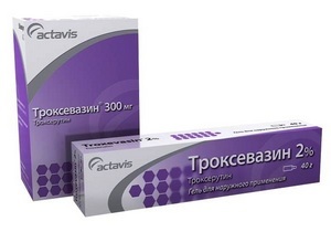Троксевазин (гель) при варикозі - інструкція із застосування, відгуки, аналоги, форма випуску, побічні дії, протипоказання, ціна