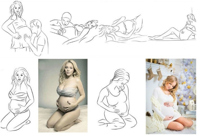 Модні ідеї для фотосесії вагітних
